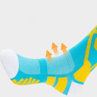 Chaussettes de basket-ball transfrontalières personnalisées Chaussettes de football à tube moyen Marathon Sports Elite Serviette de fond Chaussettes de sport de basket-ball en cours d'exécution