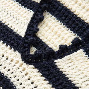 Nuevo <span class=keywords><strong>Vestido</strong></span> Midi <span class=keywords><strong>de</strong></span> Punto con Cuello Polo <span class=keywords><strong>y</strong></span> <span class=keywords><strong>Rayas</strong></span> Blancas <span class=keywords><strong>y</strong></span> Azules, Estilo Náutico Preppy, Casual, para Verano <span class=keywords><strong>y</strong></span> Otoño, Listo para Enviar - Product Image 4