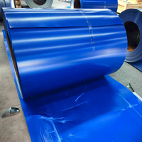 Bobine d'acier prélaqué Zn-Al-Mg PPGL ZAM60-350, bobine de zinc, aluminium et magnésium revêtue de couleur pour la construction de toitures