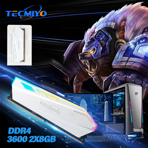 Tecmiyo Mémoire <span class=keywords><strong>RAM</strong></span> 8 Go 16 Go 32 Go <span class=keywords><strong>DDR4</strong></span> DDR5 <span class=keywords><strong>3000</strong></span> 3200 3600 4800 <span class=keywords><strong>MHz</strong></span> DIMM SODIMM Cartes Mémoire RGB Puce Originale 4 Go 8 Go 16 Go 1333 <span class=keywords><strong>MHz</strong></span> - Product Image 5
