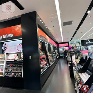 Cosméticos Tienda de belleza Diseño de interiores Tienda DE CUIDADO DE LA PIEL Estante de pared Salón de belleza Estante de exhibición de productos de maquillaje - Product Image 2