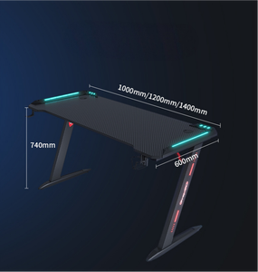 Computer Home Office Desk Height Adjustable Computer Desk Gaming <strong>Table</strong> <strong>Pc</strong> <strong>Table</strong> With Rgb Light Game <strong>Table</strong> With Light - Product Image 3