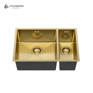 Évier de cuisine en acier inoxydable 304 de haute qualité, fait main, à cuve unique, style encastré, design <span class=keywords><strong>double</strong></span> cuve - Product Image 2