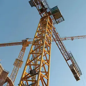 China Top Brand New Topkit Tower Crane 10 Ton 12ton 60m Jib Luffing XGT7020 Crane Tower Crane