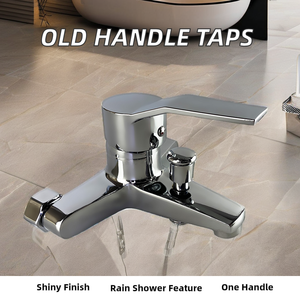 Bán buôn hiện đại tắm vòi hoa sen vòi sản xuất khéo léo cũ xử lý vòi với Chrome kết thúc đánh bóng kẽm cho phòng tắm - Product Image 2