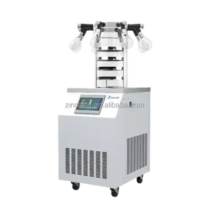 Zinscien Vertical Multi Manifold Compressed Air Vacuum Lyophilizer G1/4 Freeze Dryer Vials For Lyophilization