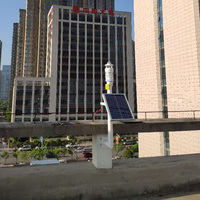 Estación meteorológica profesional Sensor de monitoreo de gas integrado RS485/RS232 Salida Solar/220V de energía para Investigación Meteorológica