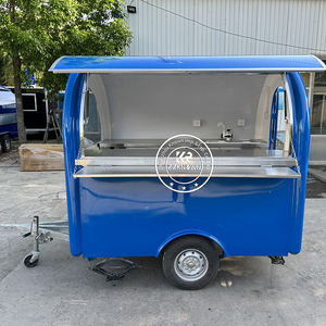 Hot Dog Cart Ice Cream Mobile Trucks Fast Food Trailer for Small Business Food <b>Industry</b> Equipment Tow Bar - Product Image 4