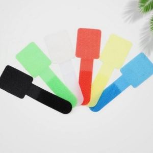 Fasteners <b>Hook</b> and Ring Heavy-duty Nylon Fabric Double-sided <b>Adhesive</b> Velcro Strips Multi-functional Tape for Office and Home - Product Image 3