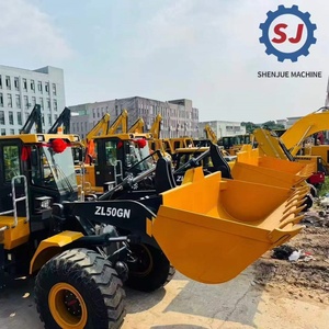 รถตักล้อยาง Shenjue รุ่น ZL50 ความจุ 6 ตัน สีเหลือง อุปกรณ์ก่อสร้างสำหรับงานหนัก - Product Image 4