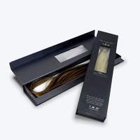 Boîtes de paquets d'extension de cheveux de marque privée tissage emballage logo personnalisé