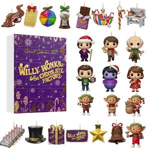 Calendario <span class=keywords><strong>de</strong></span> Adviento Sorpresa con Cajas Misteriosas <span class=keywords><strong>de</strong></span> Stranger Things, The Walking Dead, The <span class=keywords><strong>Chocolate</strong></span> Factory, Árbol <span class=keywords><strong>de</strong></span> Navidad, Colgante Plano <span class=keywords><strong>de</strong></span> Acrílico - Product Image 3