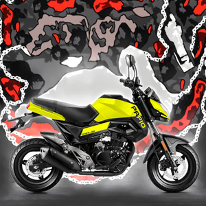 Motocicleta Deportiva Todoterreno HY ST <span class=keywords><strong>PAPIO</strong></span> de 125cc, Cuatro Tiempos, Refrigerada por Aire, de Gasolina, 185KG, >80km/h - Product Image 6
