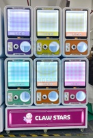 WANGERBAO Distributeur automatique de mini-jouets Gachapon Gacha en capsule, avec présentoir de jouets et motif à carreaux, vente en gros usine