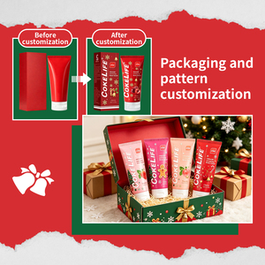 CokeLife 510K Christmas Custom Lubricant 200ML Water Based Fruit Flavor Intimate Glide Smooth <strong>Silicone</strong> <strong>Lube</strong> for Adult Intimate - Product Image 6