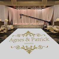 Rouleau de vinyle pour piste de danse de mariage, échantillon gratuit, imprimable, auto-adhésif, brillant/étanche, résistant aux UV, mat/brillant, numérique
