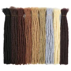 Vastdreads Natuurlijke Dreadlocks Loc Haarverlenging 18 Inch Natuurlijke Lokken Handgemaakte Gevreesde Haarverlenging Dreadlocks