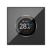 Thermostat intelligent Zhouqiao avec commande vocale, application Wi-Fi, programmation 5+1+1 jours, affichage TFT, matériau PC
