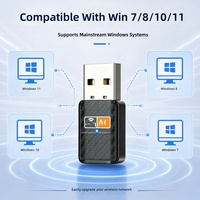 Nouvelle arrivée Carte réseau sans fil double bande 600M 600 Mbps Adaptateur WiFi USB Realtek RTL8811 pour PC portable