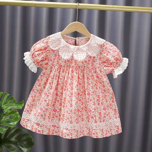 Exfacory Price vestiti Casual per bambine e bambine vestito Smocked 1-6 anni per bambini Girs abiti estivi a maniche corte - Product Image 2