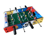 LANDER-MAN Mini Table de Football en Bois Personnalisée Jeu de Football Jeux de Football Cadeau pour Enfants
