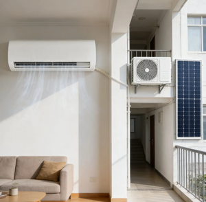 Condizionatore d'Aria Ibrido Solare a Parete Sunyoung <span class=keywords><strong>Stin</strong></span> con Inverter, 18000BTU, Approvato CE, con Pannello Solare, Livello di Risparmio Energetico 1 - Product Image 6