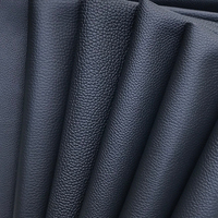 Tissu d'ameublement en cuir artificiel PVC imperméable, écologique, à rayures noires en rexine, doux, pour canapés, chaises et usage décoratif