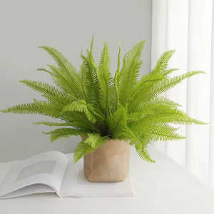 Planta Artificial Decorativa de Helecho, Ecológica, de PVC, para Navidad, Pascua, Acción de Gracias, Bodas, Decoración Interior, Ramo de Vegetación - Product Image 6