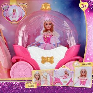 مجموعة ألعاب دمى الأميرة الفاخرة مع عربة وحصان للعب التخيلي، مقاس 11.5 بوصة، الأكثر مبيعًا من KSF - Product Image 5