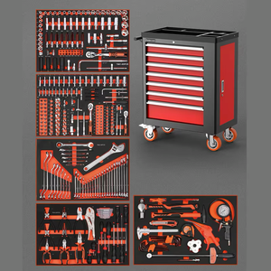 Carrito de Herramientas para Taller Mecánico de 7 Cajones con Ruedas y Gabinete Incluido - Product Image 1