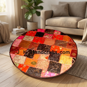 Exquisito tapiz de retazos Vintage, decoración de pared étnica india - Product Image 3