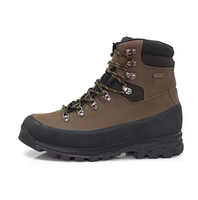BAEWOON SJ01 Bottes Martin haut de gamme pour homme, baskets de randonnée en cuir véritable avec technologie Sympatex, chaussures d'extérieur imperméables en nubuck