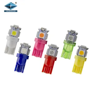 Most popular auto bulb t10 led car light W5W led 194 t10 led 5050 5 SMD car accessories