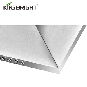 गर्म बिक्री आधुनिक तांबे मोटर स्टेनलेस स्टील चिमनी रेंज हुड रसोई तीसरी गति बटन नियंत्रण चिमनी द्वीप हुड - Product Image 5