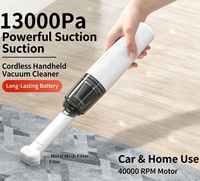 Aspirateur de voiture portatif, sans fil, rechargeable, aspiration et soufflage 2 en 1, mini portable pour le nettoyage de la voiture, de la maison et du bureau