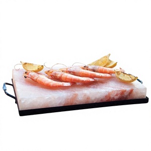 Premium Quality 2025 Himalayan Salt Cooking Slab Plates <b>Tray</b> <b>circle</b> Shape Salt Block Carved Technique for Home Decoration - Product Image 1