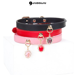 Collier pendentif SM en cuir de vachette, collier de cou BDSM pour homme et femme, chaîne de chien, jouets sexuels alternatifs, accessoires de mode. - Product Image 3