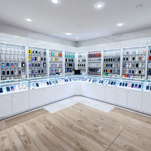 Accessori per telefoni cellulari <span class=keywords><strong>vetrina</strong></span> <span class=keywords><strong>vetrina</strong></span> in vetro <span class=keywords><strong>con</strong></span> LED pesante per negozi e centri commerciali - Product Image 6