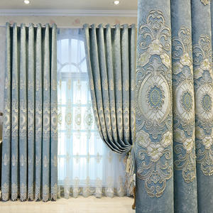 <strong>Thick</strong> Luxury Embroidery <strong>Curtains</strong> for the Living Room Blackout <strong>Curtain</strong> Set <strong>Voile</strong> for Home Window Decor <strong>Curtain</strong> Drapes Fabric - Product Image 3