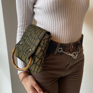 Borse Mini da Donna Personalizzate in PVC Ecologico e Cotone, Materiali Sostenibili, Fatte a Mano in Italia, Stile Rock Classico, Per Tutte le Stagioni - Product Image 4
