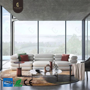 Hiện đại đa năng <span class=keywords><strong>sofa</strong></span> cắt biệt thự cao cấp hiện đại Ba chỗ ngồi nối ghế ánh sáng sang trọng vải Modular <span class=keywords><strong>sofa</strong></span> Set - Product Image 2