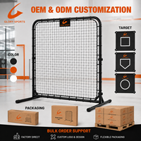 Filet d'entraînement multisports portable et pliable pour le football, le baseball, le golf, l'entraînement de lancer, du coup de pied et de la réaction