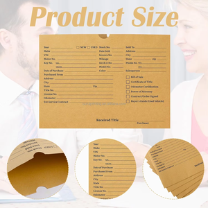 Factory Wholesale Custom <b>Color</b> Paper <b>Envelope</b> Pouch With Logo for Material Sorting, Item Classification, Item Storage - Product Image 6