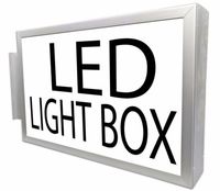 Enseigne publicitaire, boîte à lumière LED, enseigne en lettres 3D, enseigne extérieure solaire, boîte à lumière avec cadre