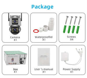 ICSEE Wifi PTZ Camera 6MP Dubbele Lens 5x Digitale Zoom CCTV Draadloze Bewegingsdetectie IP Buitenbeveiligingscamera's - Product Image 4