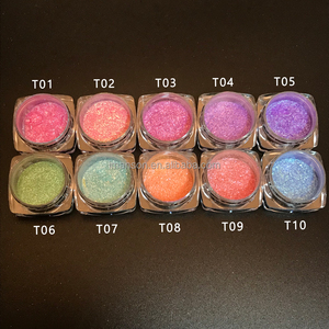 Pigments de paillettes holographiques en marque privée, paillettes métalliques en vrac, poudre de fard à paupières - Product Image 5