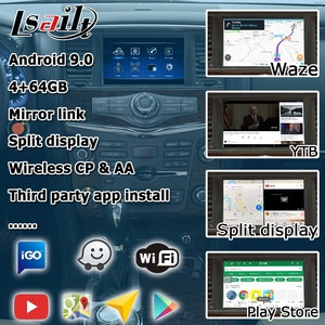 Wireless <span class=keywords><strong>CP</strong></span> AA android navigation box per Nissan Patrol / Armada 2011-2017 con interfaccia YTB netfli video play store - Product Image 3