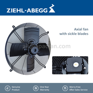 ZIEHL-ABEGG FB056-6EK.4I.V4P 57208229 Supermarket Display <b>Case</b> <b>Fan</b> Heat Pump <b>Fan</b> High Efficiency EC <b>Fan</b> for Supermarket - Product Image 4