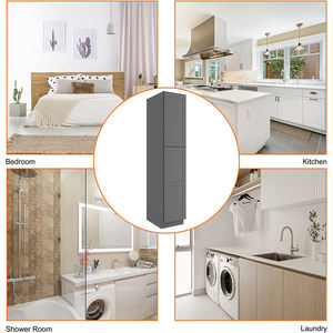 מטבח ארון מטבח אמריקאי מותאם אישית ריהוט ארונות עם דלת שייקר דלת מגירה מוצקה גבוהה במזווה - Product Image 5