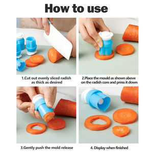 แม่พิม<span class=keywords><strong>พ</strong></span>์ตัดผลไม้ ผัก ขนม รูปการ์ตูน 4 ชิ้น ทำจากพลาสติก สำหรับเด็ก ทำขนมปัง ตกแต่ง<span class=keywords><strong>เค้ก</strong></span> - Product Image 4